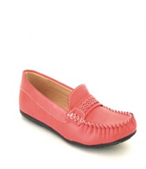 Red Casual/Daily Loafers